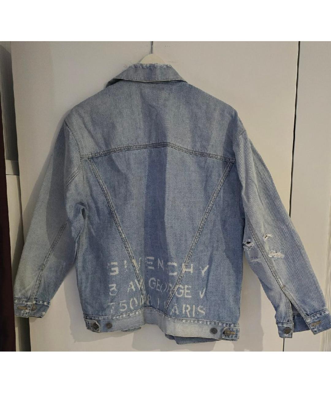 GIVENCHY Голубая хлопковая куртка, фото 2