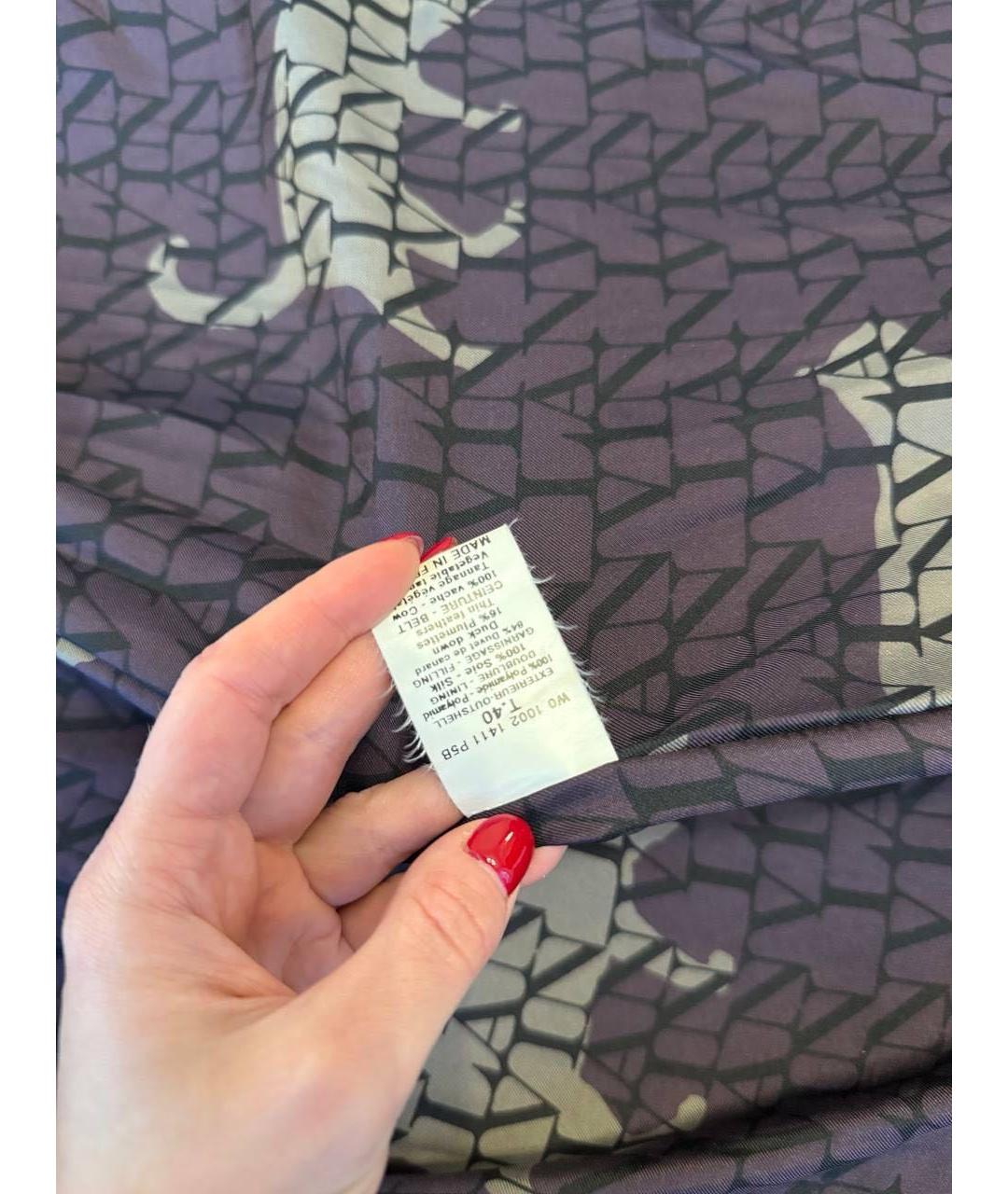 LANVIN Серый шерстяной тренч/плащ, фото 5