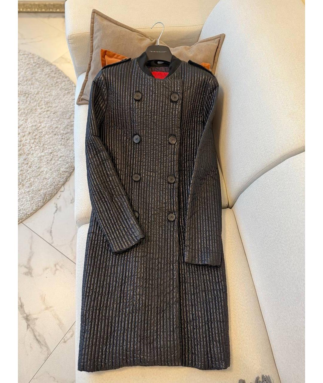 LANVIN Серый шерстяной тренч/плащ, фото 9