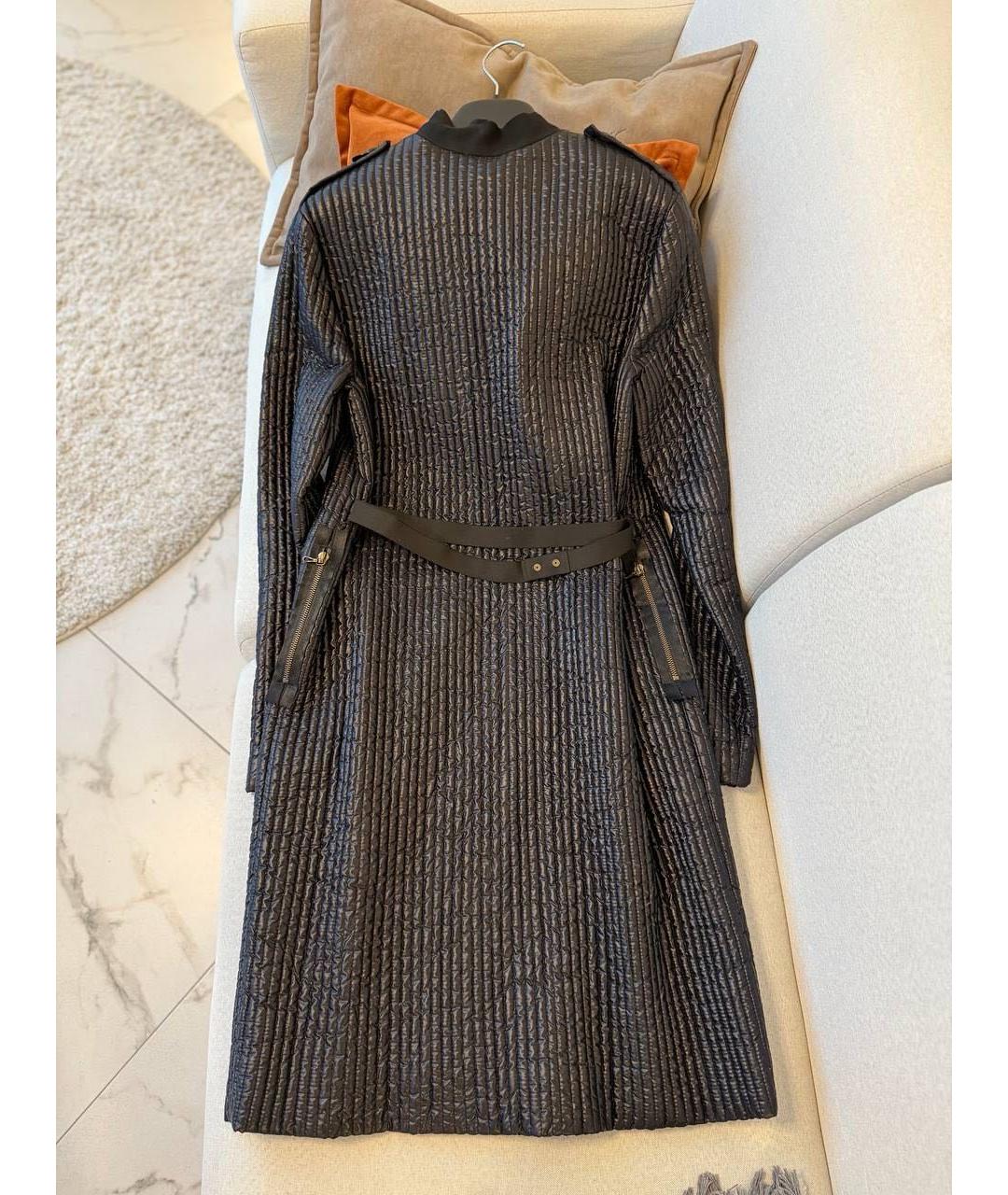 LANVIN Серый шерстяной тренч/плащ, фото 2