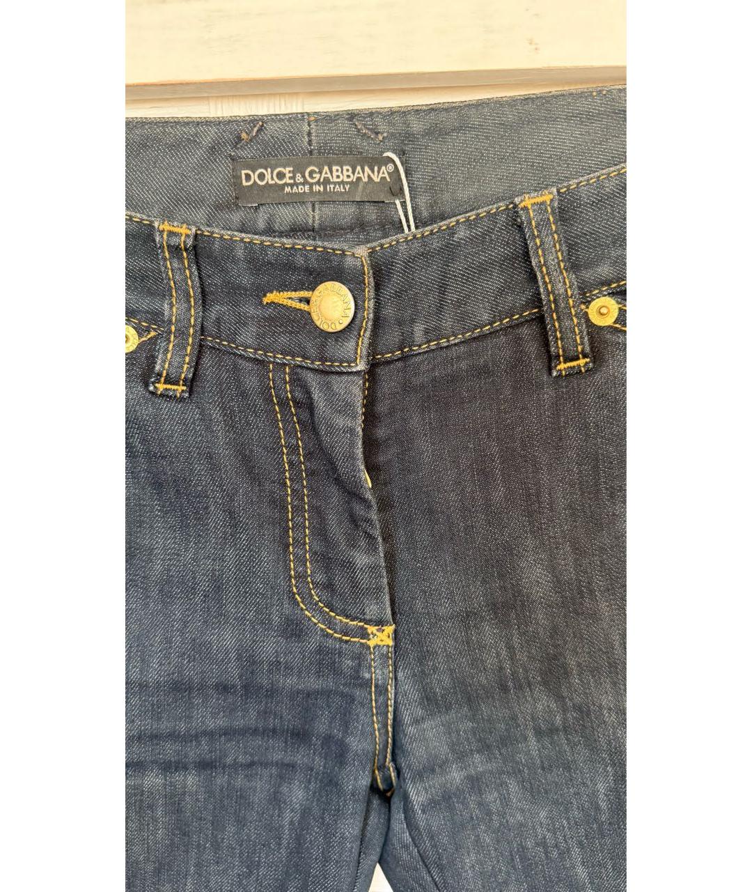 DOLCE&GABBANA Черные хлопковые джинсы слим, фото 5