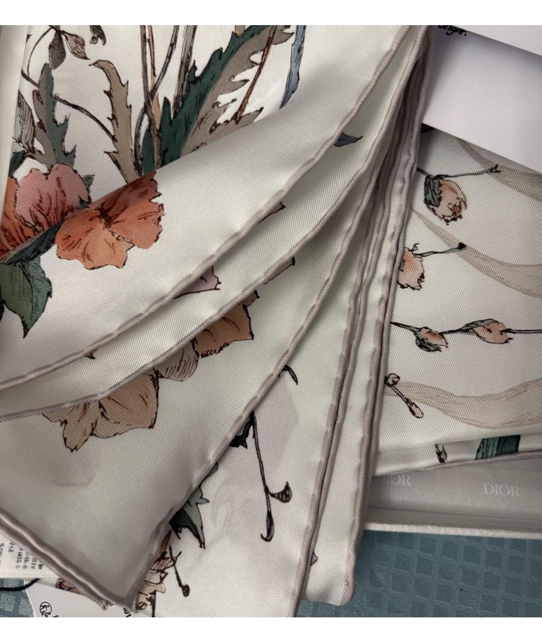 CHRISTIAN DIOR Мульти шелковый платок, фото 4