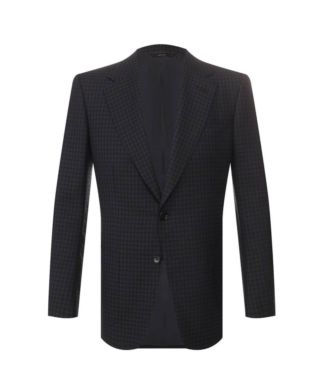 TOM FORD Черный шерстяной пиджак, фото 1