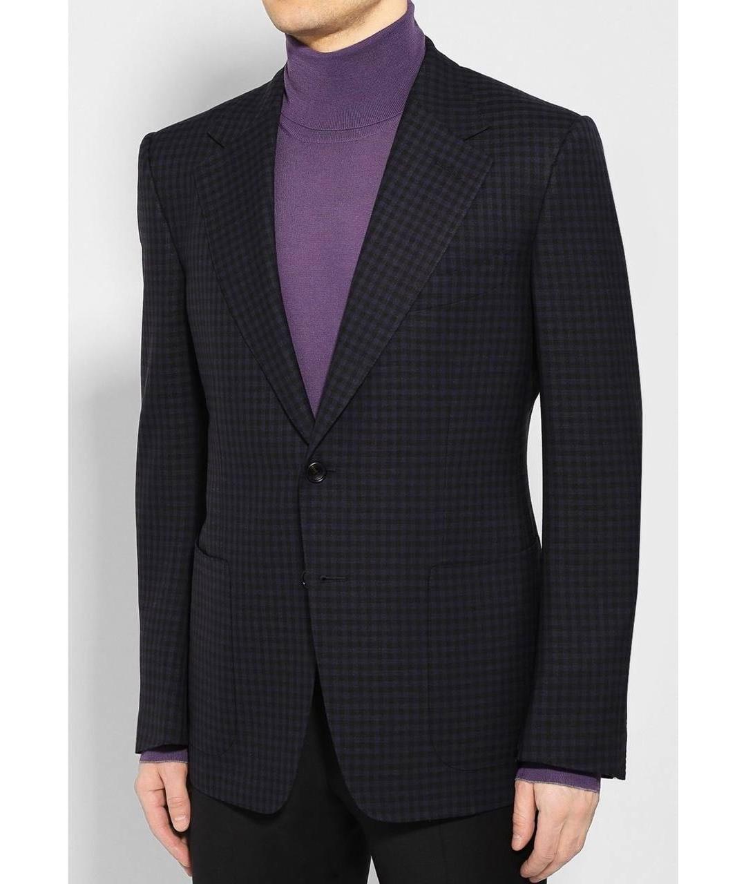 TOM FORD Черный шерстяной пиджак, фото 6