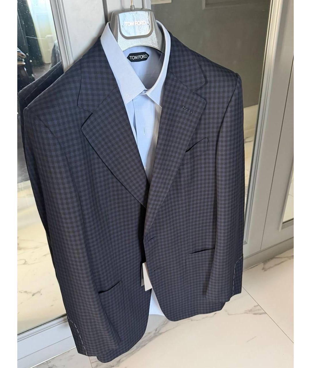 TOM FORD Черный шерстяной пиджак, фото 2