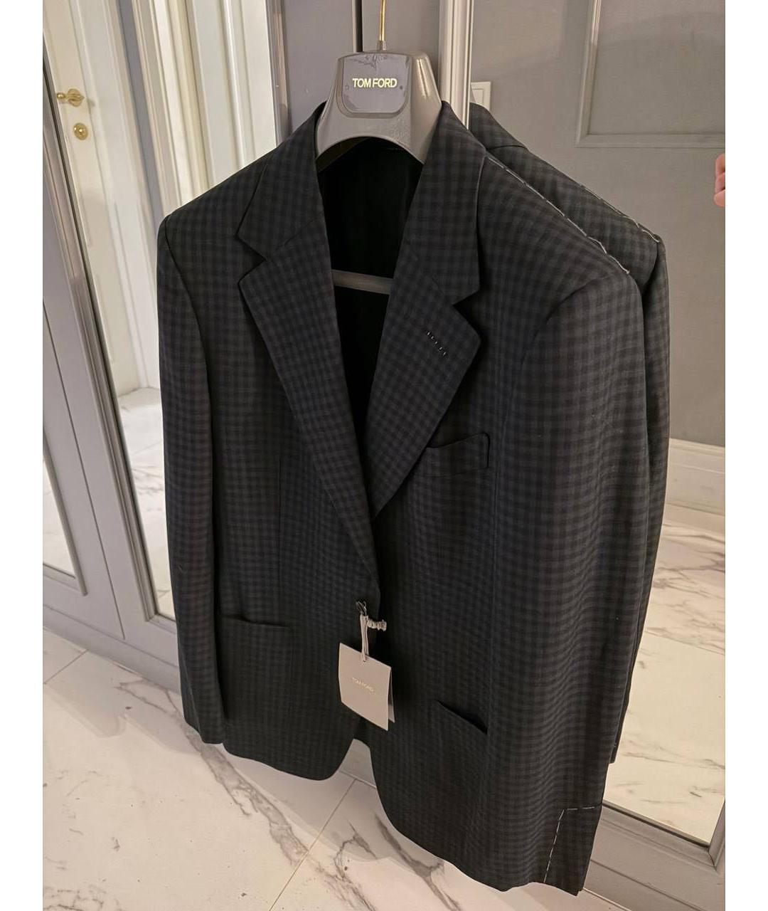 TOM FORD Черный шерстяной пиджак, фото 3