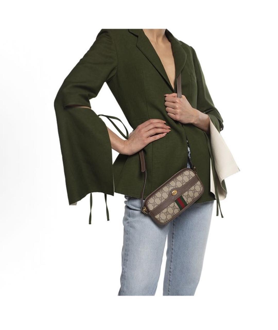 GUCCI Мульти кожаная сумка через плечо, фото 6