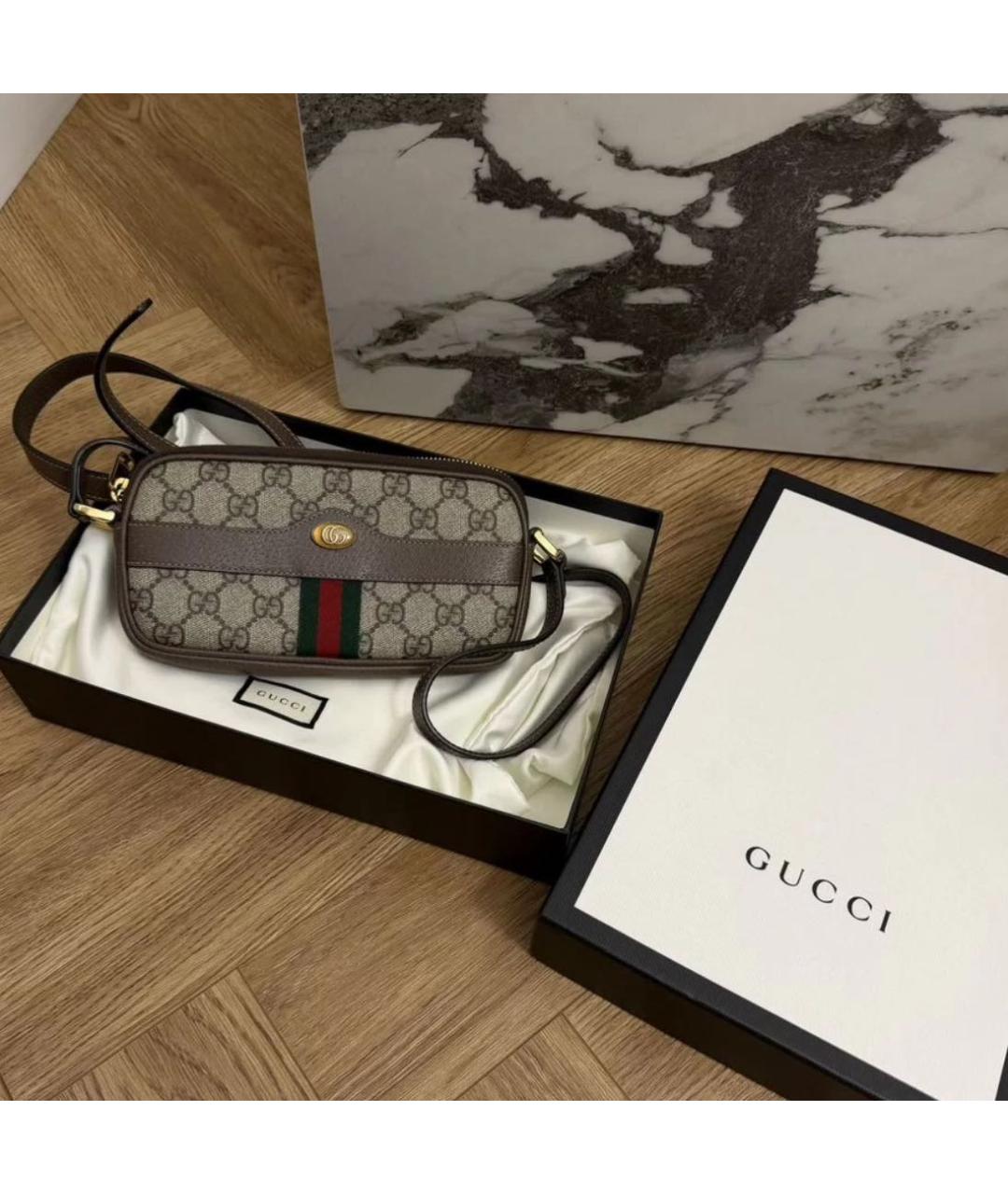 GUCCI Мульти кожаная сумка через плечо, фото 5