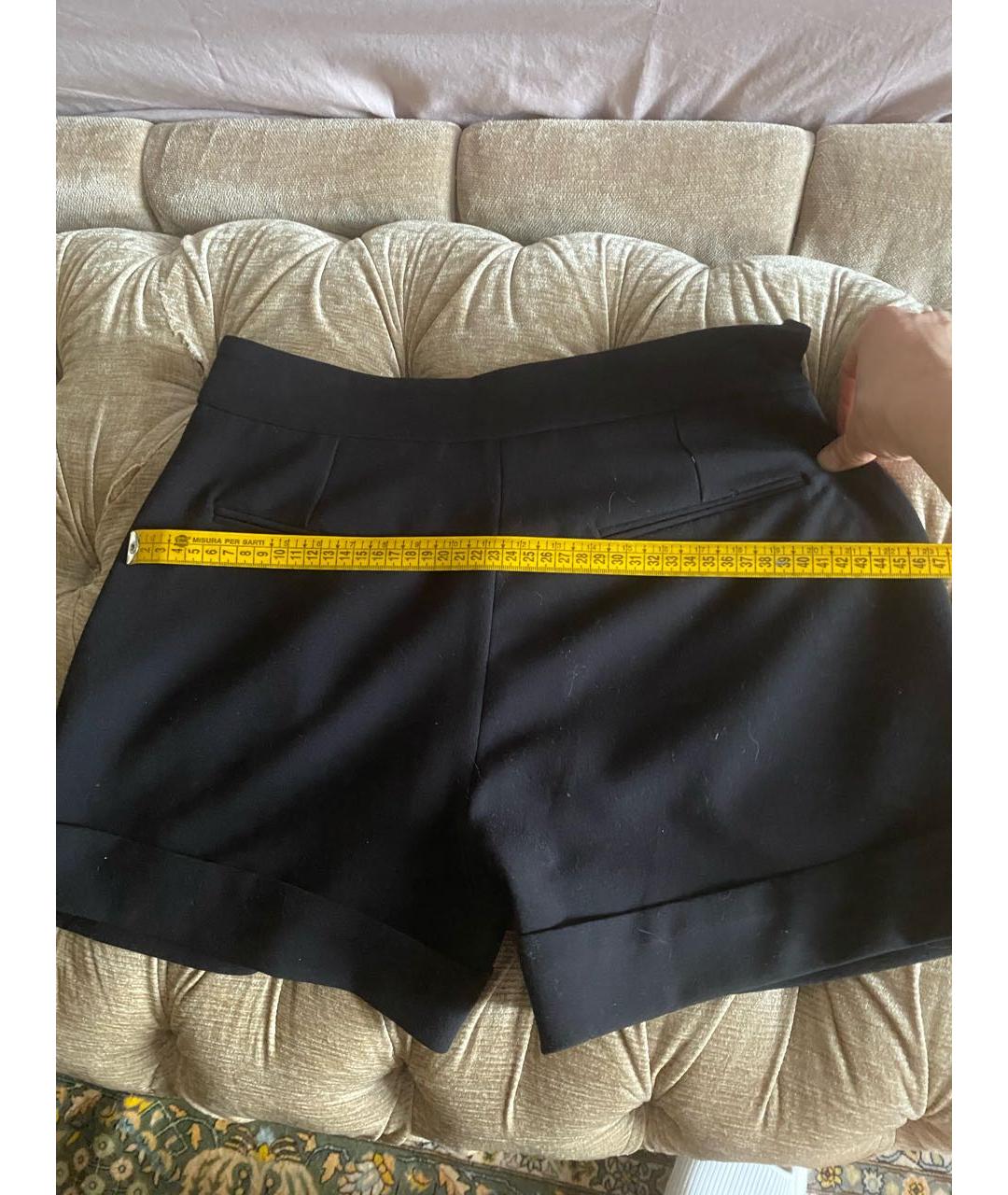 SANDRO Черные полиэстеровые шорты, фото 7