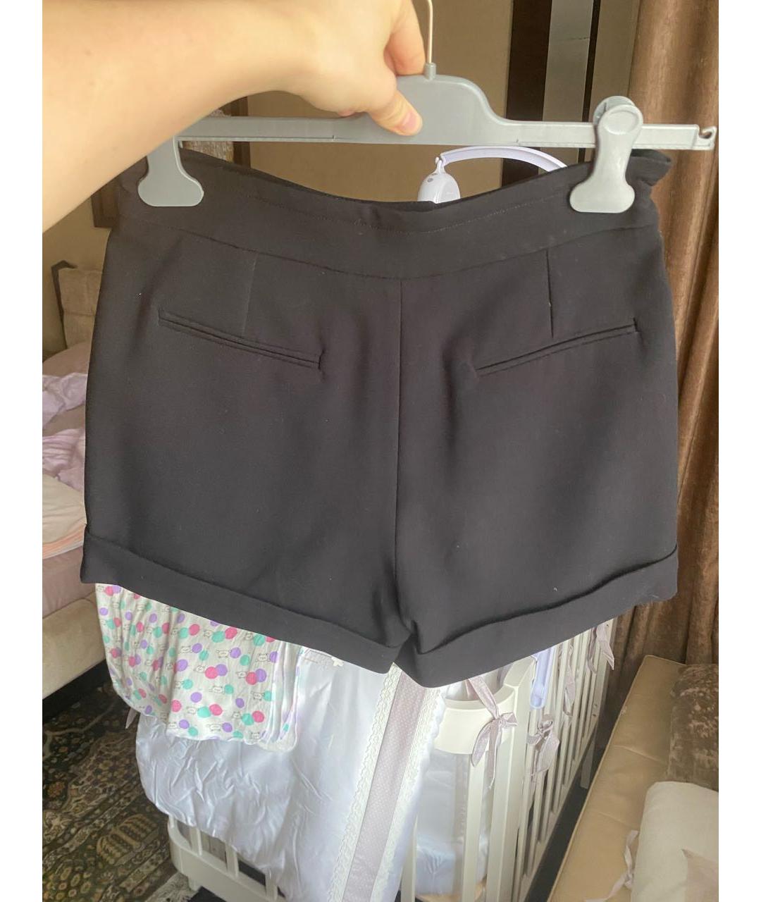 SANDRO Черные полиэстеровые шорты, фото 2