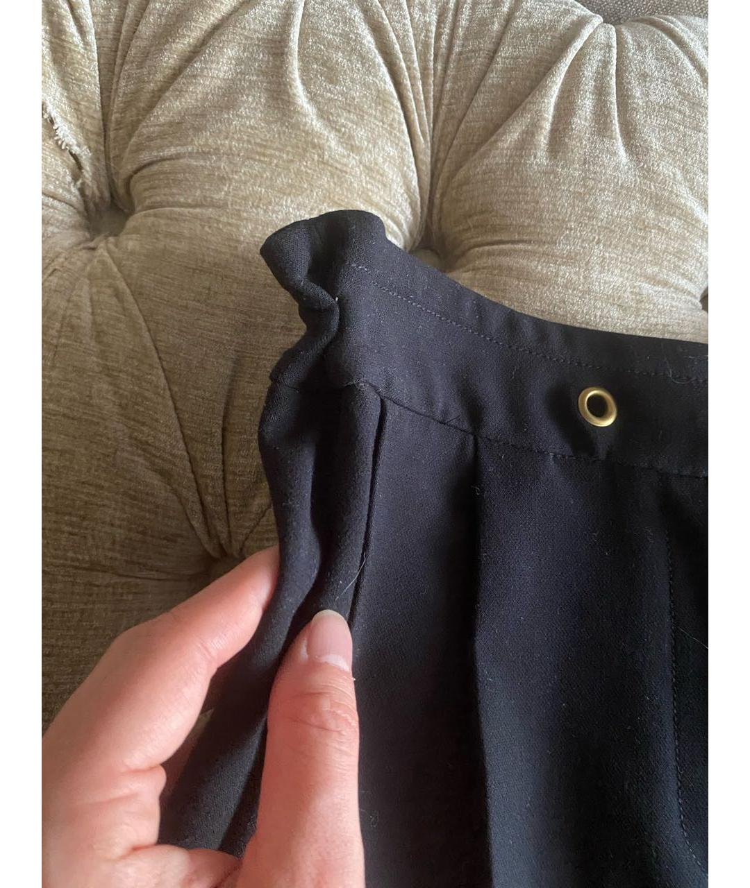 SANDRO Черные полиэстеровые шорты, фото 6