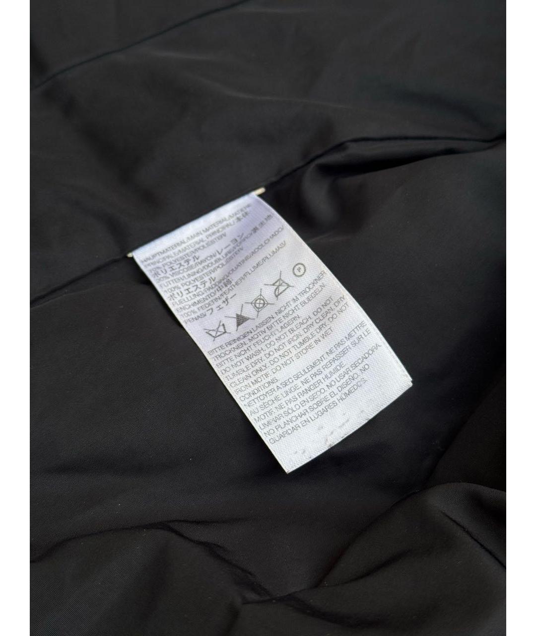 Y-3 Черный полиэстеровый пуховик, фото 4