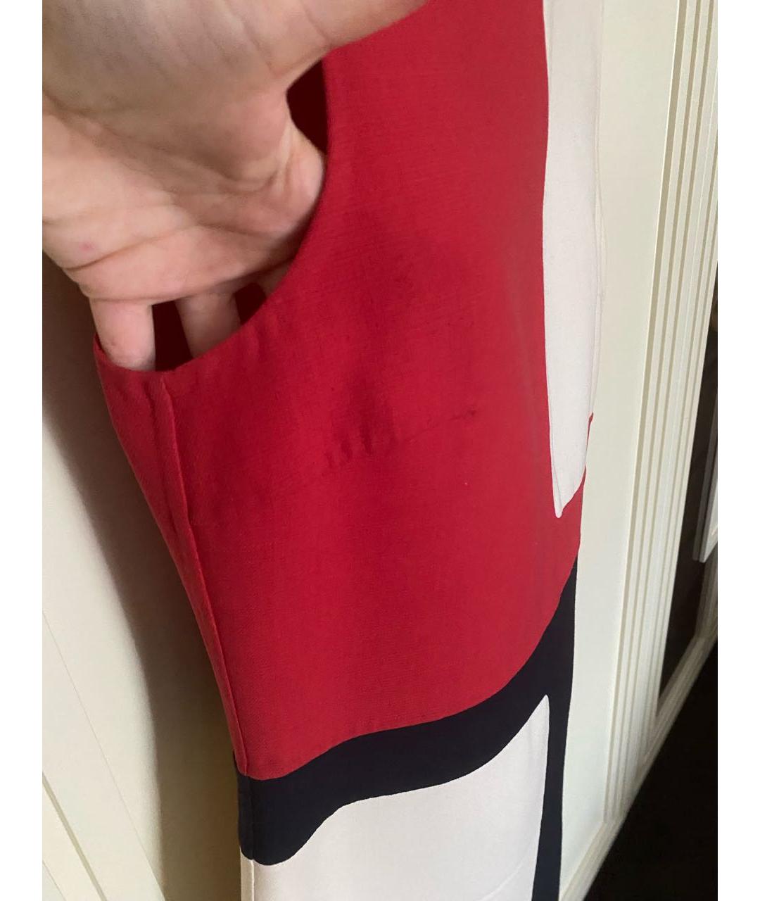 MICHAEL KORS Белое шерстяное коктейльное платье, фото 7