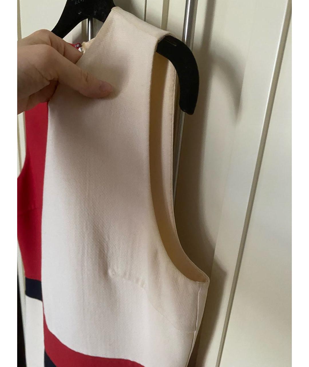 MICHAEL KORS Белое шерстяное коктейльное платье, фото 8