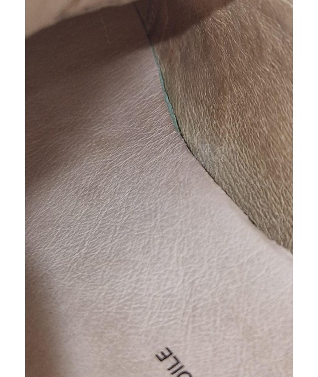 ISABEL MARANT Бежевые замшевые кроссовки, фото 6