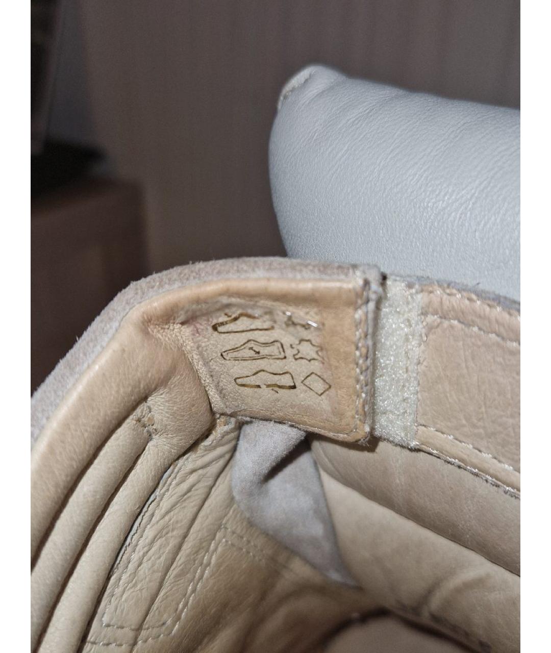 ISABEL MARANT Бежевые замшевые кроссовки, фото 5