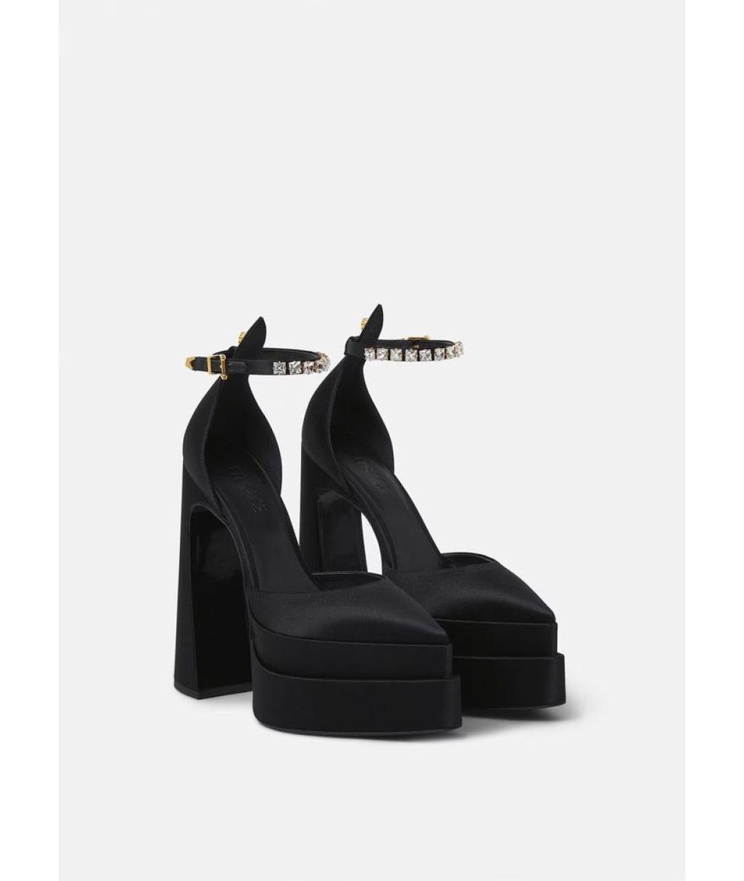 VERSACE Черные туфли, фото 5