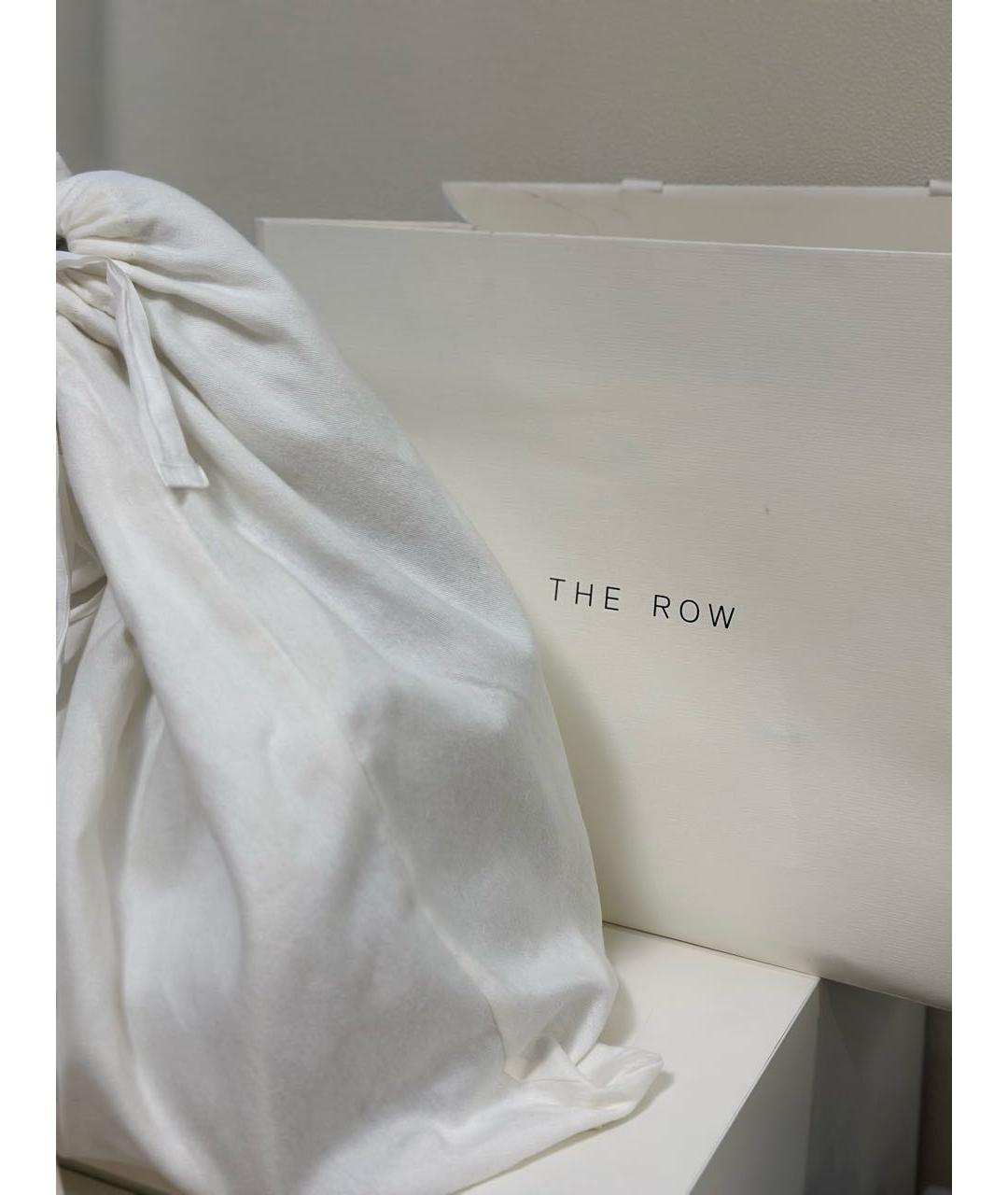 THE ROW Коричневая кожаная сумка тоут, фото 6