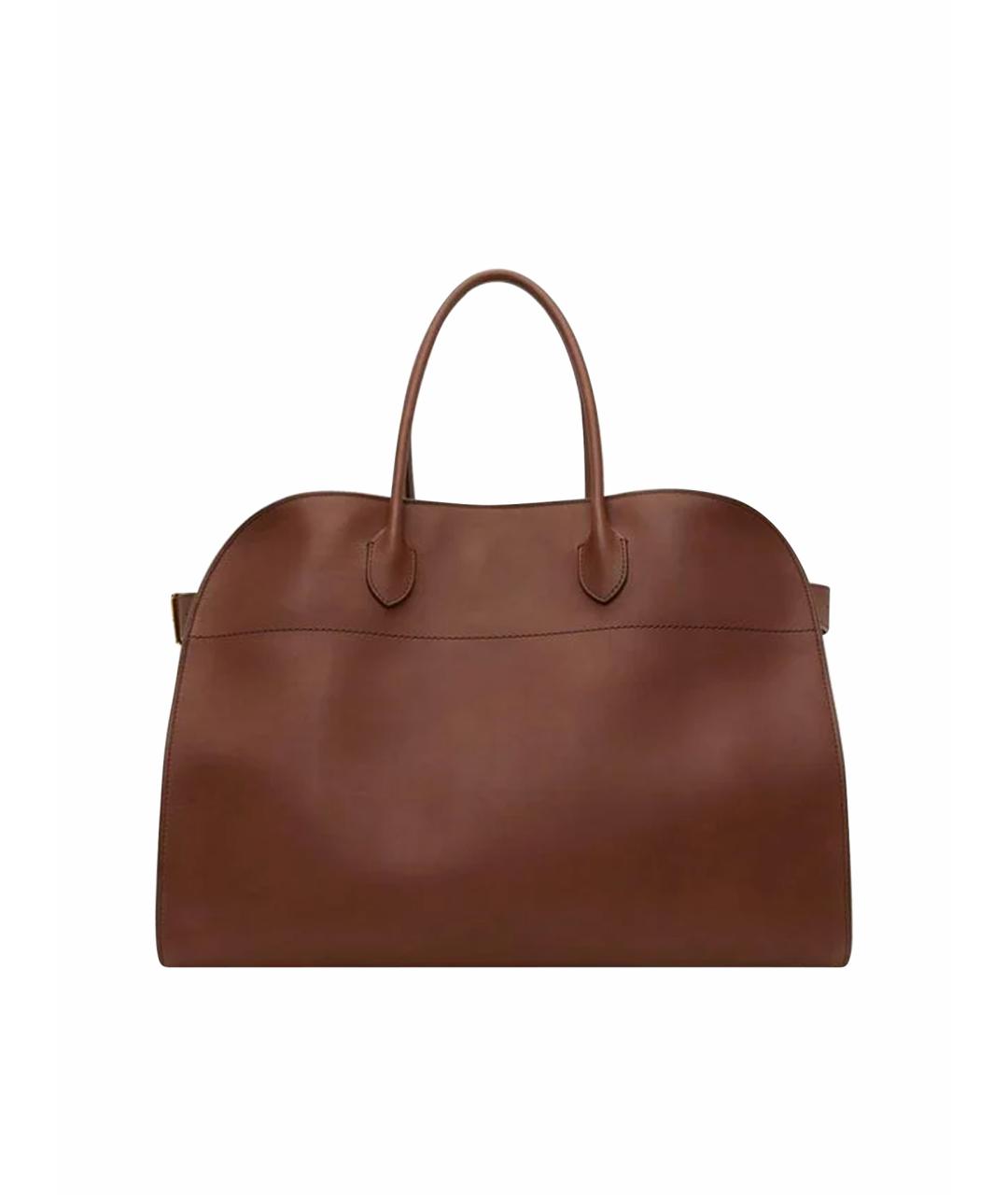 THE ROW Коричневая кожаная сумка тоут, фото 1