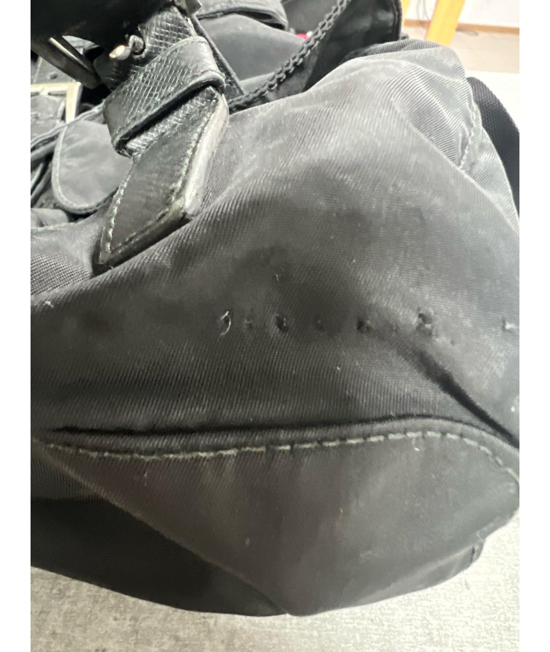 PRADA Черный тканевый рюкзак, фото 6