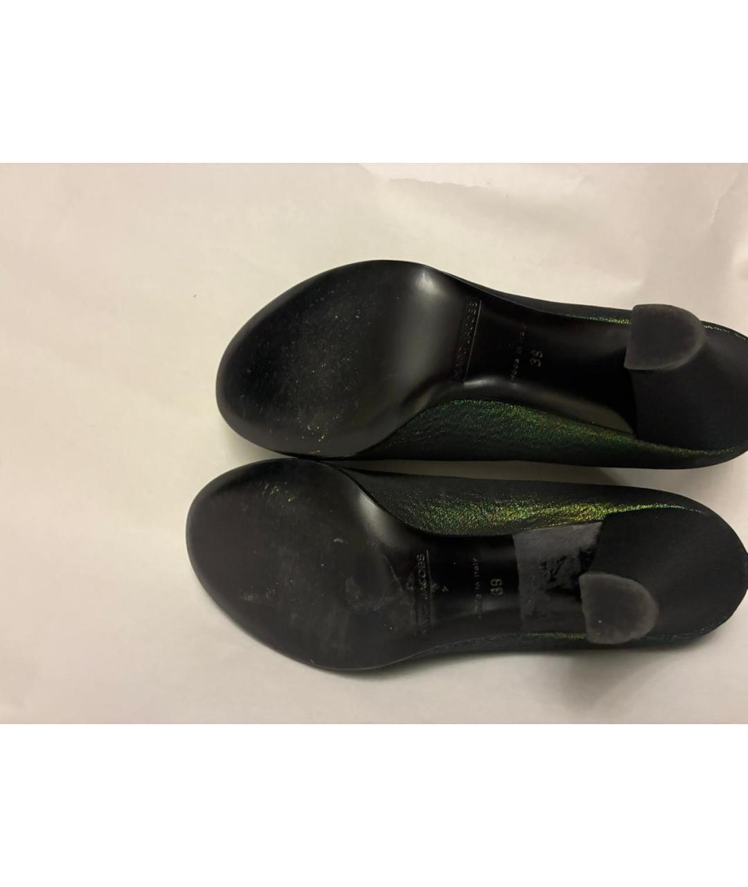 MARC JACOBS Зеленые кожаные туфли, фото 5