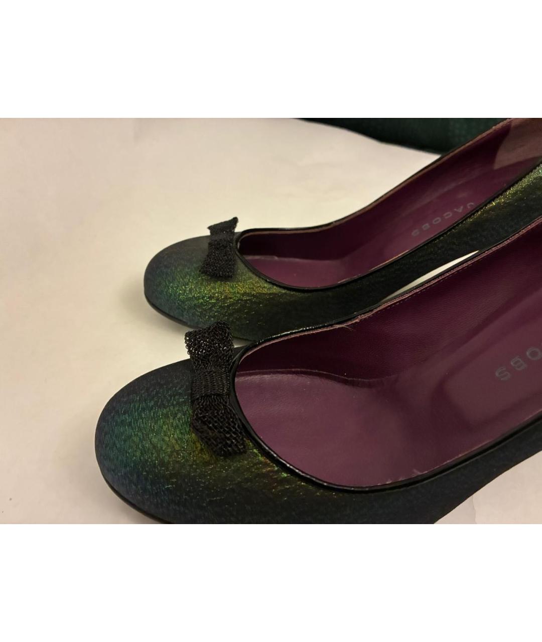 MARC JACOBS Зеленые кожаные туфли, фото 7