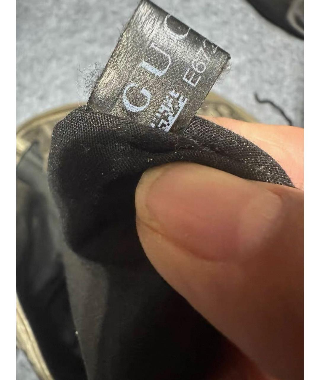 GUCCI Черная тканевая сумка тоут, фото 7