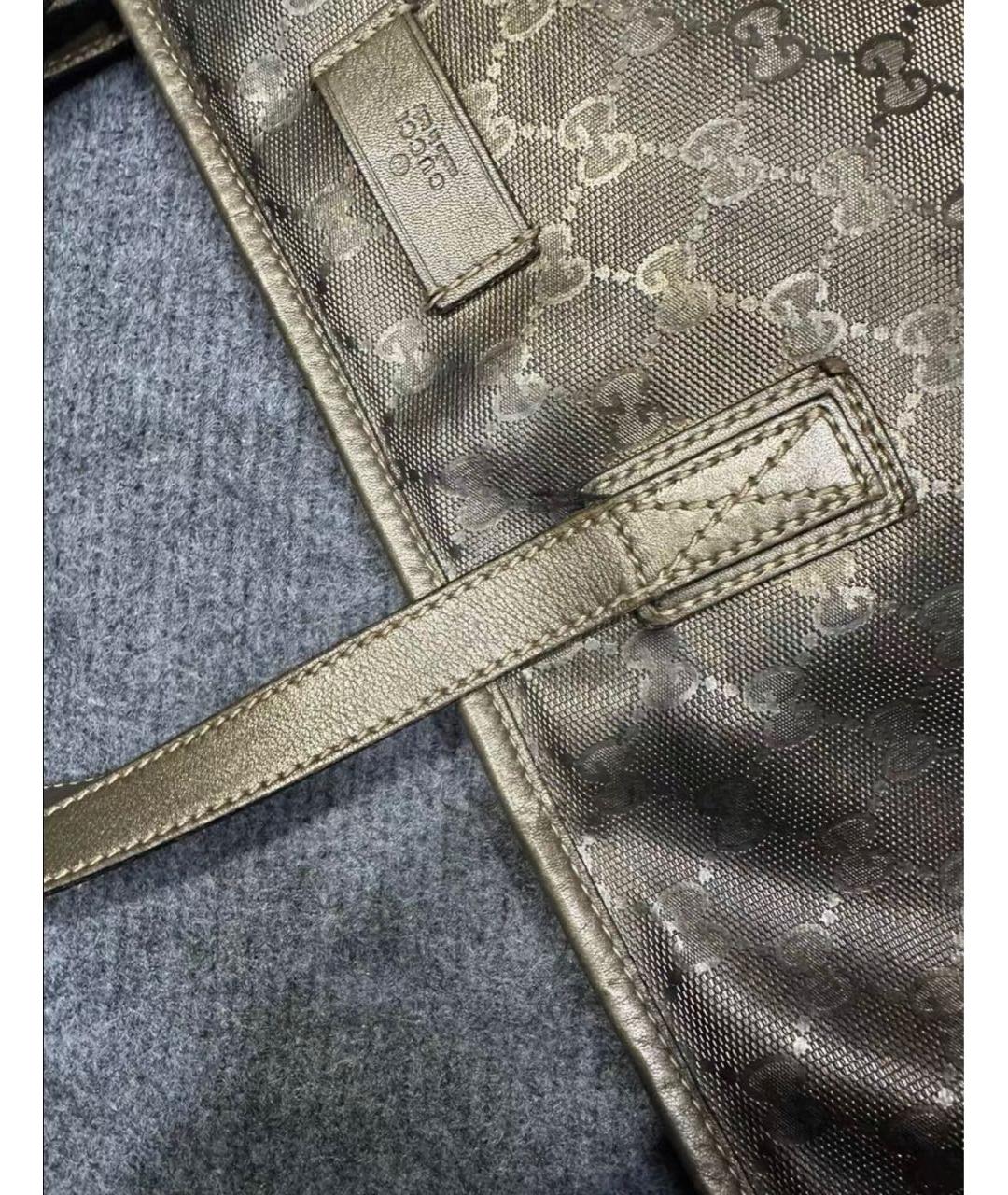 GUCCI Черная тканевая сумка тоут, фото 8