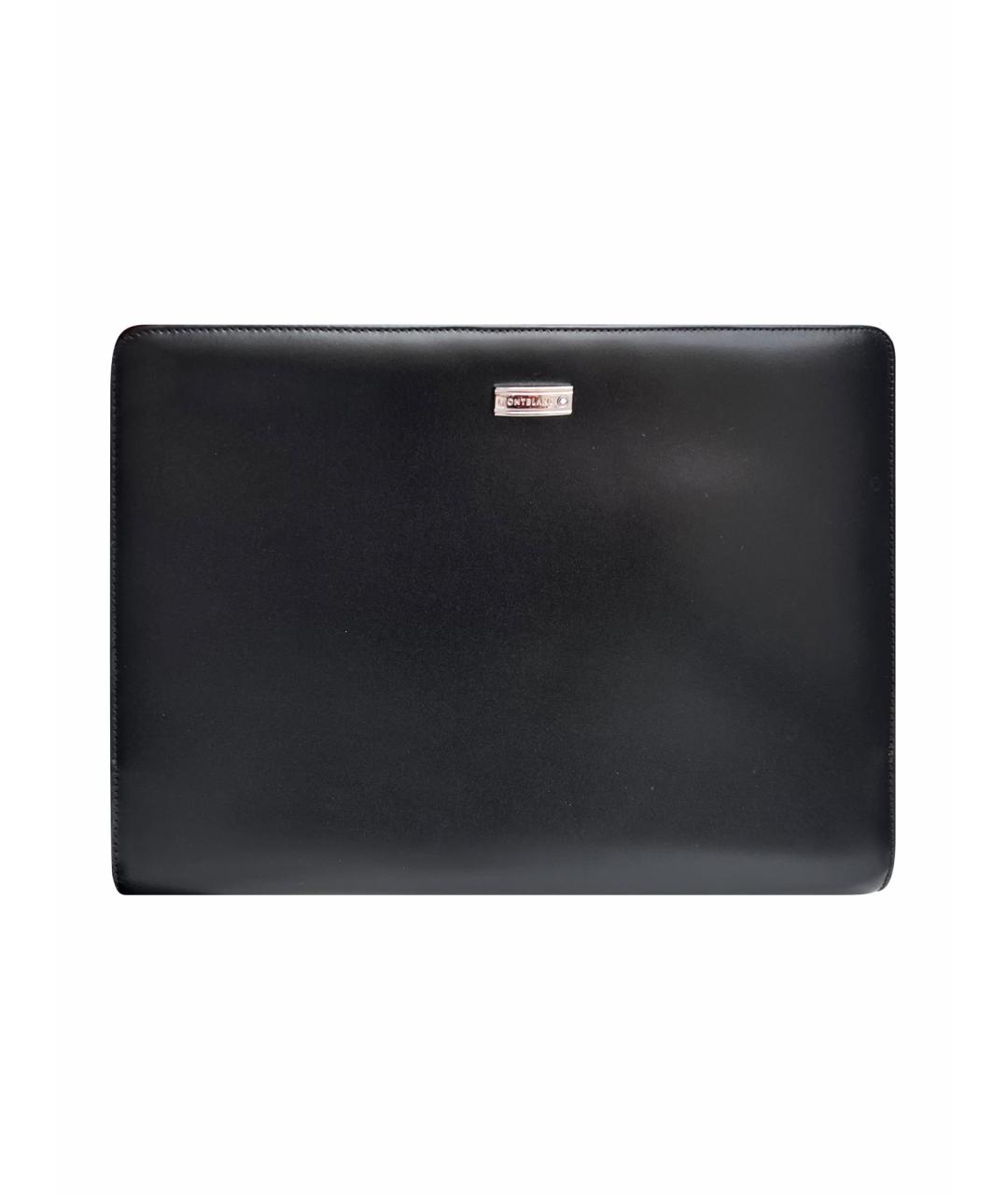 MONTBLANC Черная кожаная папка для документов, фото 1