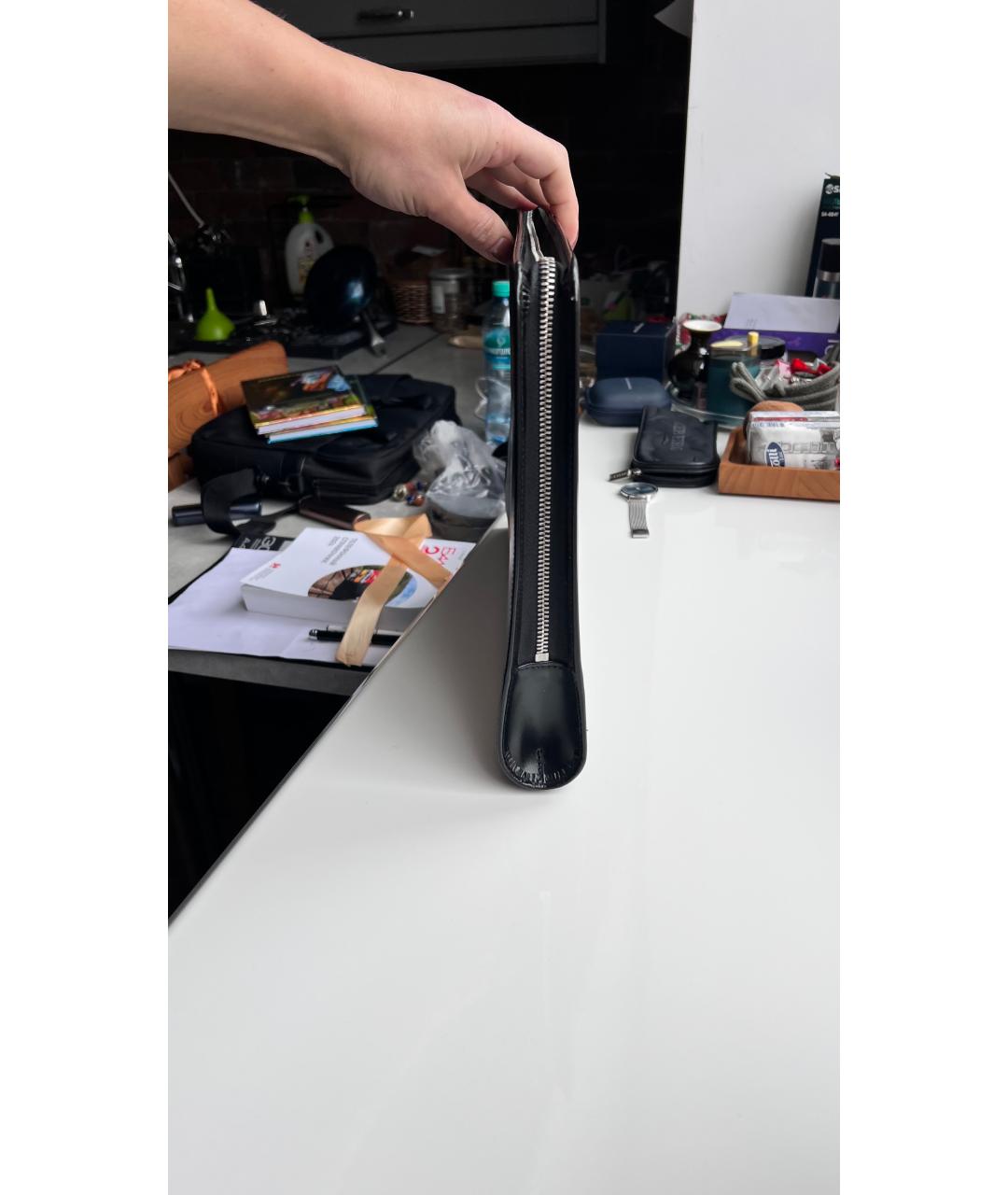 MONTBLANC Черная кожаная папка для документов, фото 2