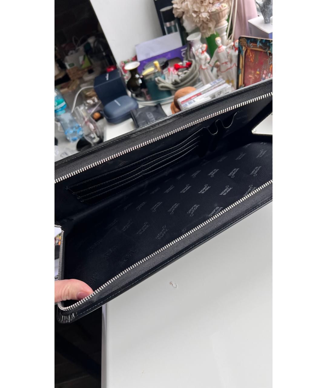 MONTBLANC Черная кожаная папка для документов, фото 4