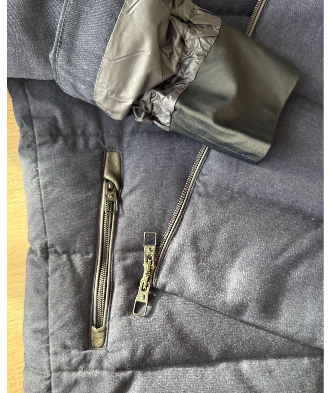 MONTECORE Темно-синий шерстяной пуховик, фото 7