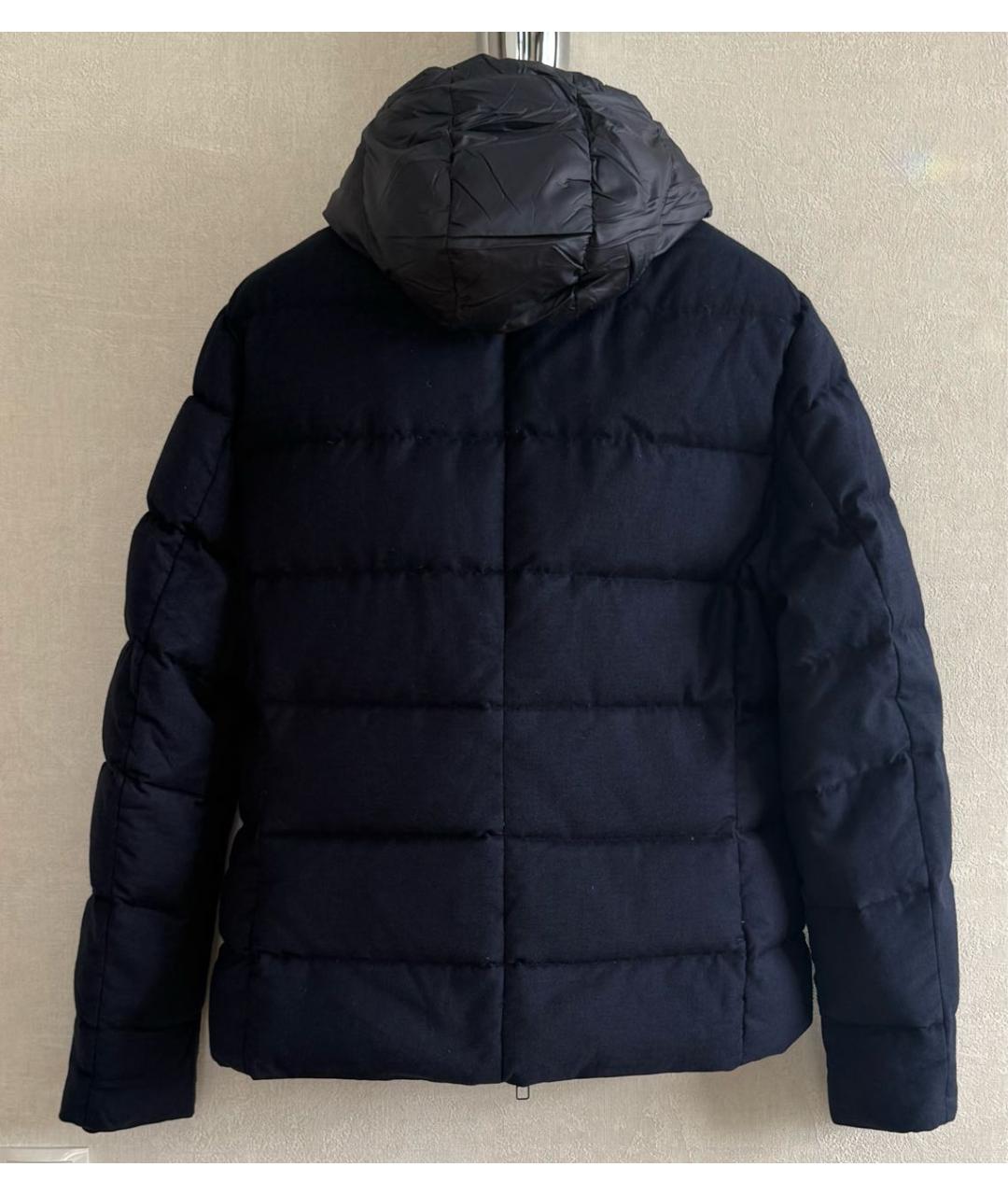 MONTECORE Темно-синий шерстяной пуховик, фото 2