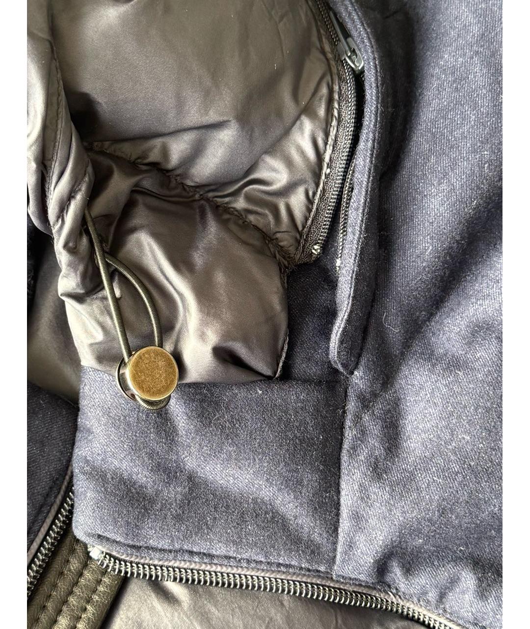 MONTECORE Темно-синий шерстяной пуховик, фото 6