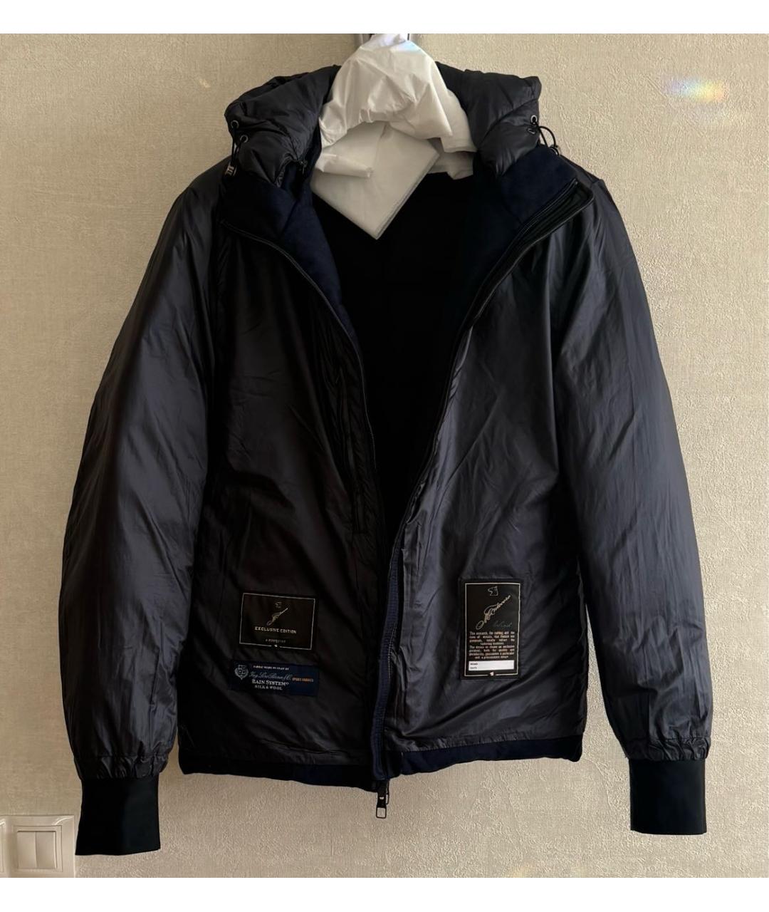 MONTECORE Темно-синий шерстяной пуховик, фото 3