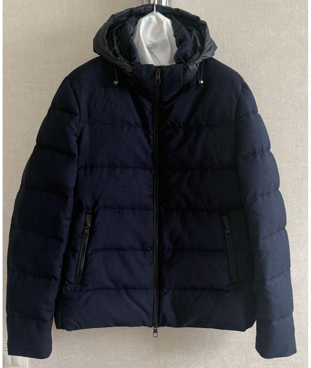 MONTECORE Темно-синий шерстяной пуховик, фото 9