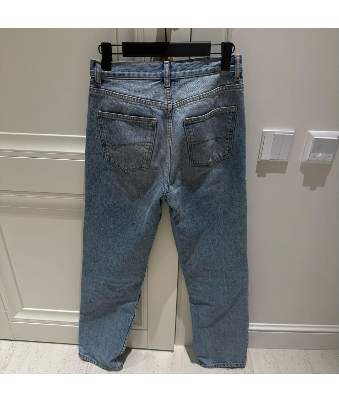 PERVERT Голубые хлопковые прямые джинсы, фото 2