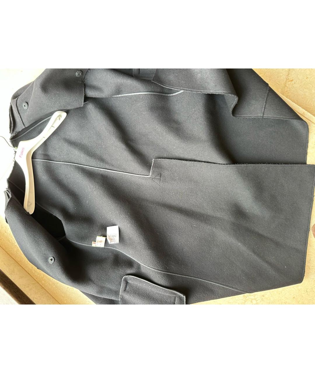 MARNI Черное шерстяное пальто, фото 6