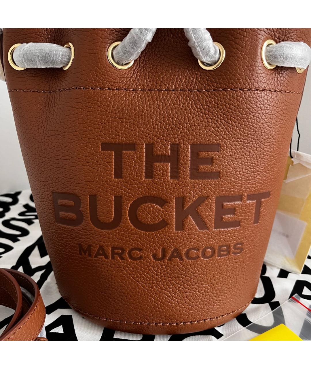 MARC JACOBS Коричневая кожаная сумка через плечо, фото 7