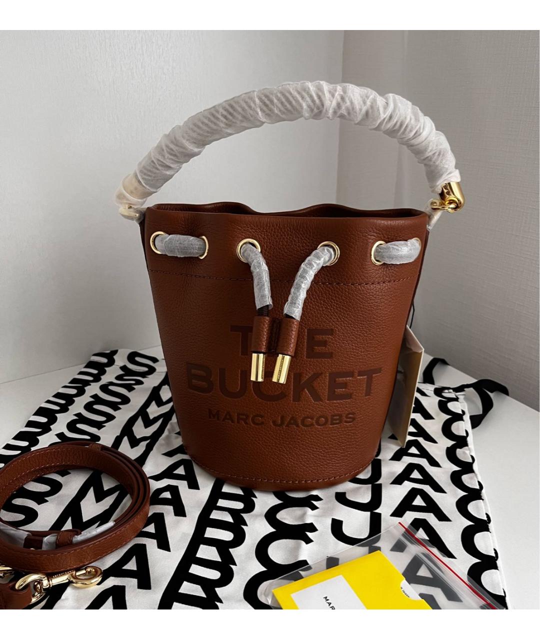 MARC JACOBS Коричневая кожаная сумка через плечо, фото 2