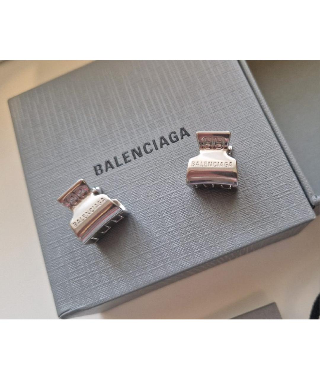 BALENCIAGA Серебряная заколка, фото 3