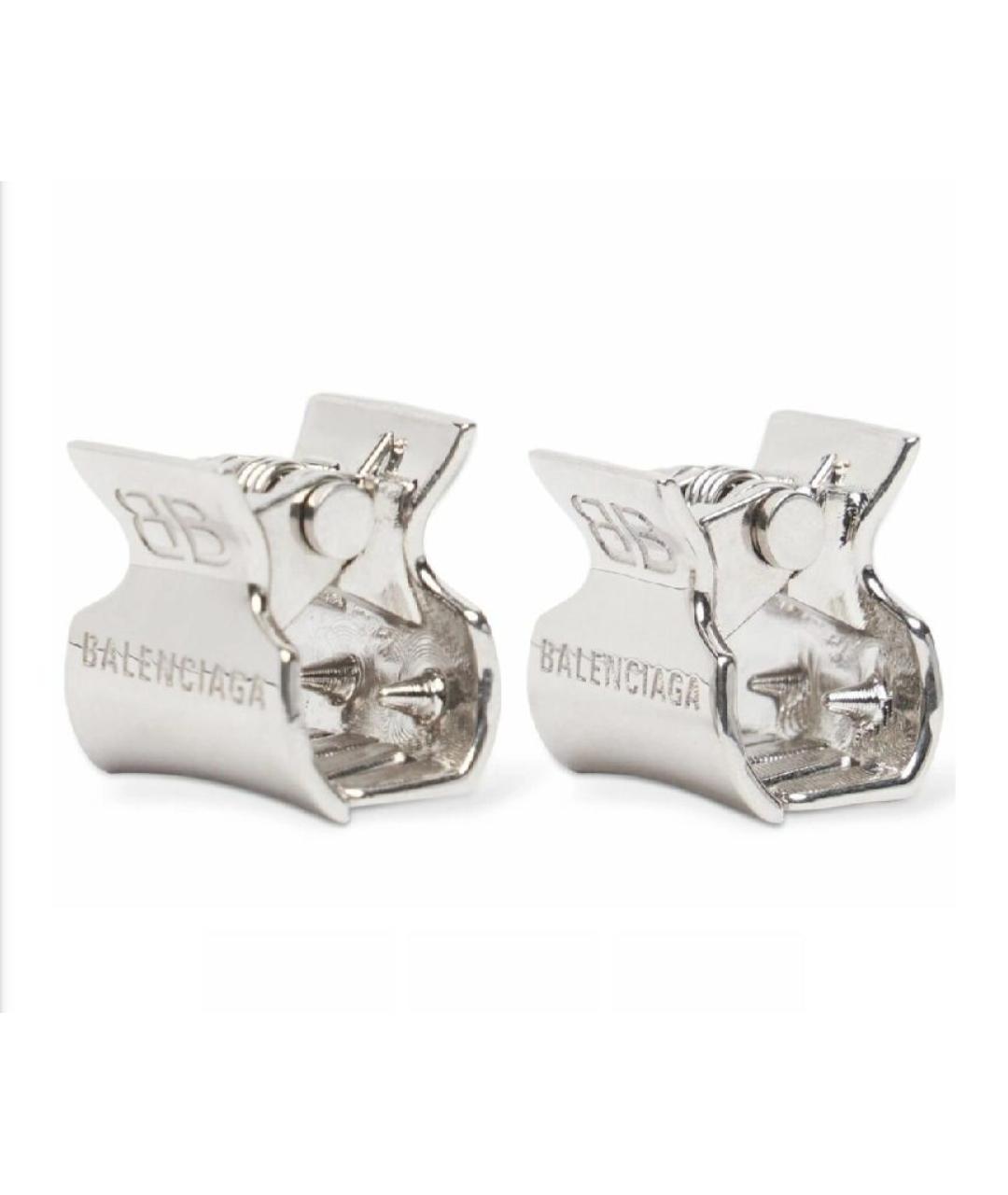 BALENCIAGA Серебряная заколка, фото 2