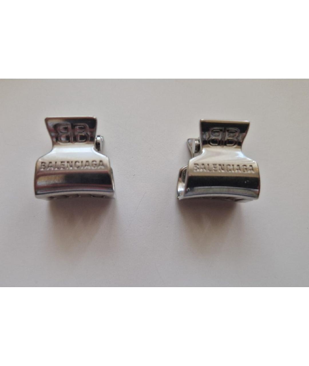 BALENCIAGA Серебряная заколка, фото 5