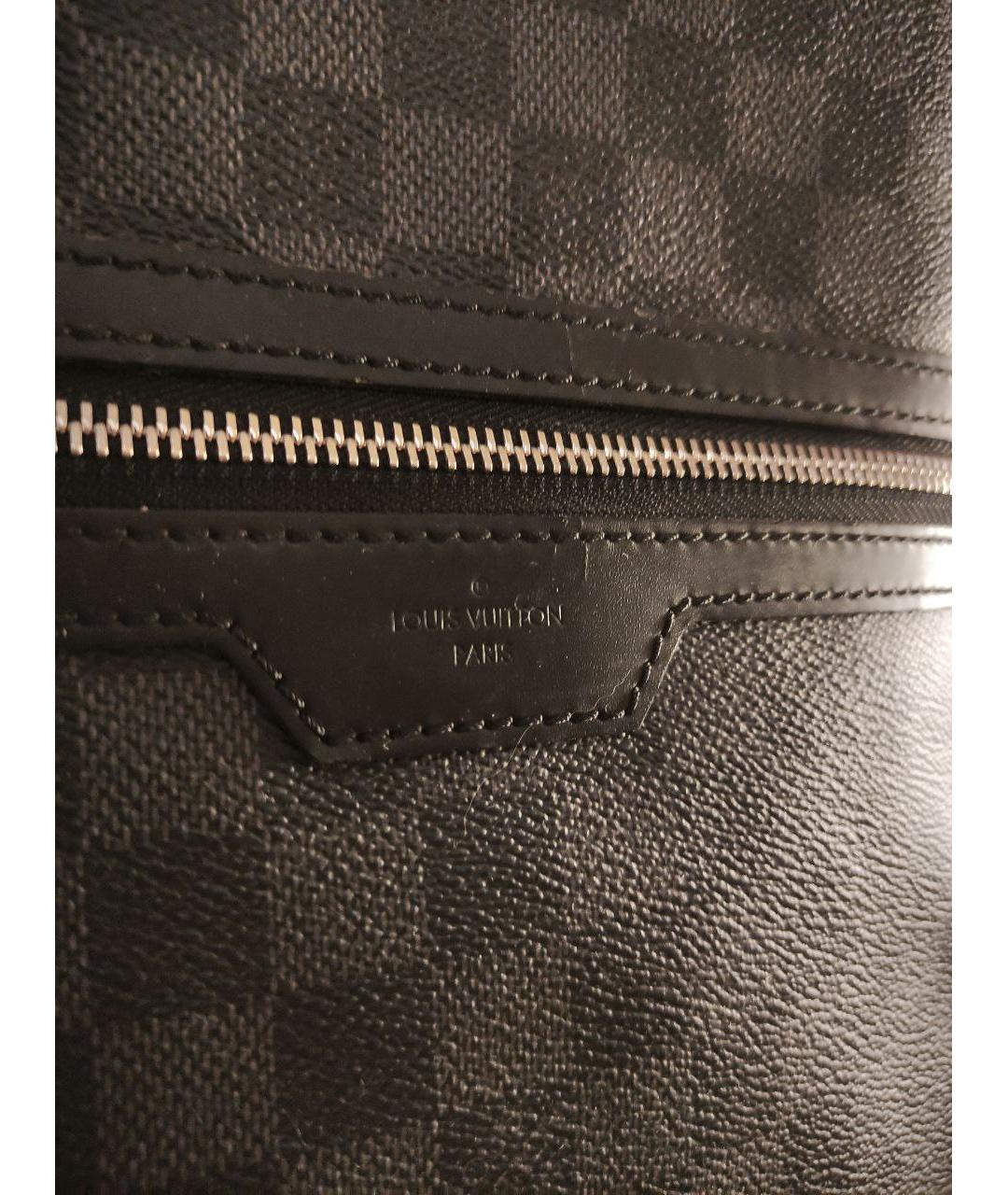 LOUIS VUITTON Бежевый кожаный рюкзак, фото 6