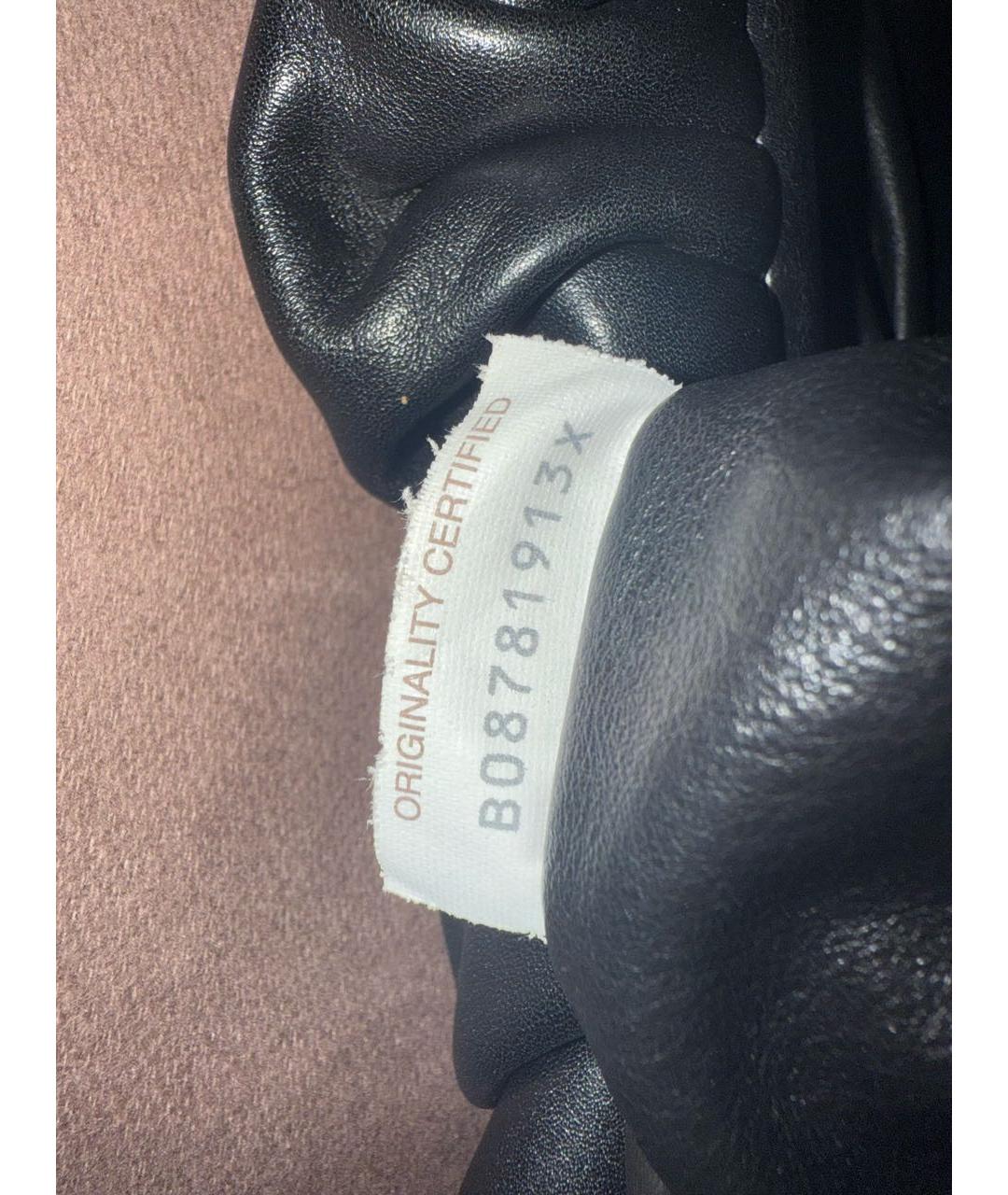 BOTTEGA VENETA Черная кожаная сумка с короткими ручками, фото 7