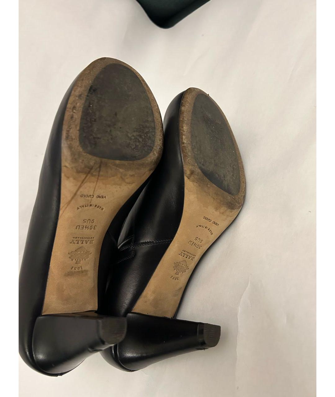 BALLY Серые кожаные ботильоны, фото 5