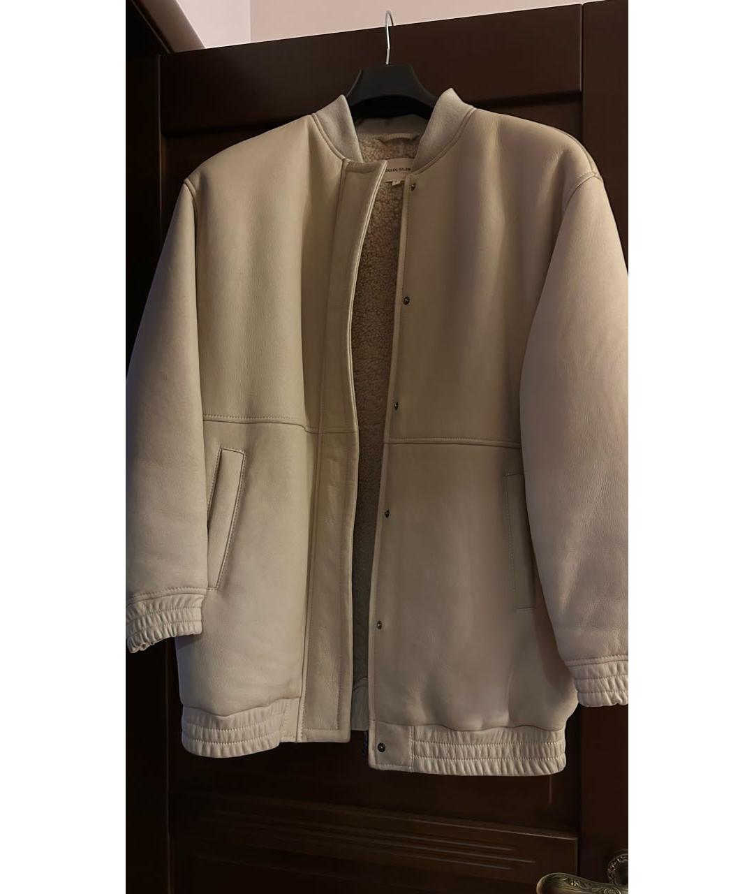 LOULOU STUDIO Бежевая кожаная дубленка, фото 5