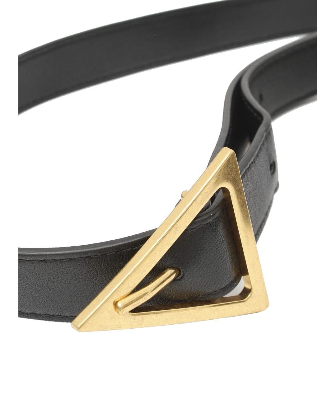 BOTTEGA VENETA Черная кожаная сумка через плечо, фото 8