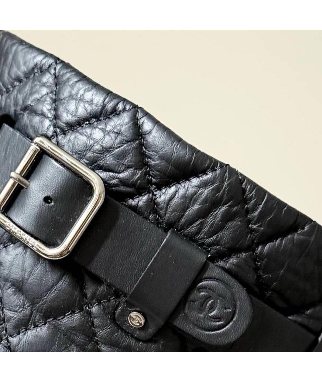 CHANEL Черные сапоги, фото 5