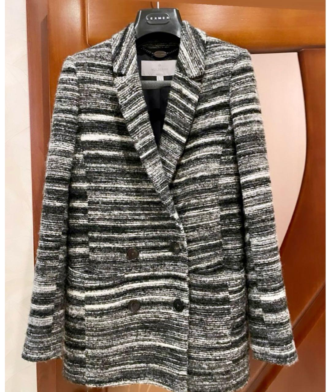 MULBERRY Серый шерстяной жакет/пиджак, фото 2